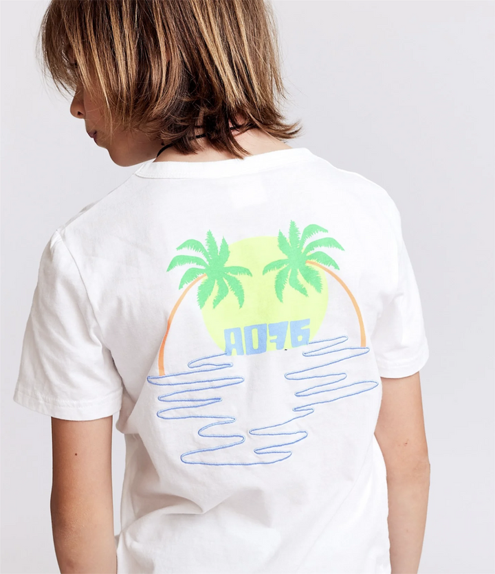 ocean t-shirt Hvit