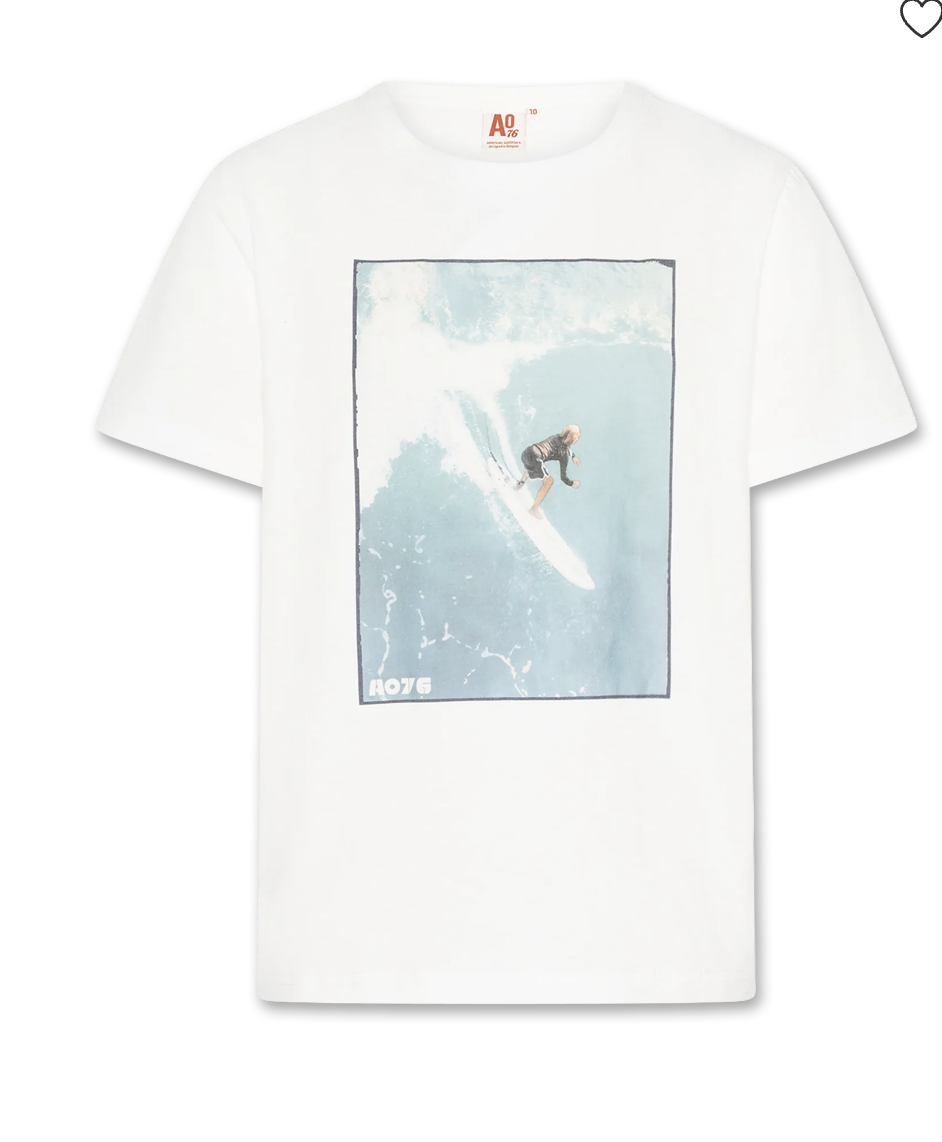 surf t-shirt Hvit