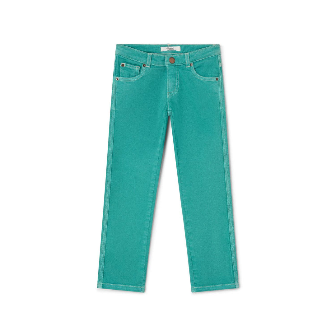 farvet jeans Grønn