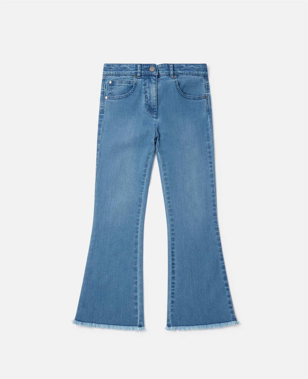 flare jeans Mørk Blå Melert