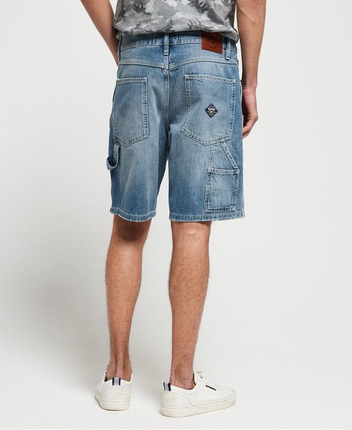 Jeans shorts Lys Blå Melert