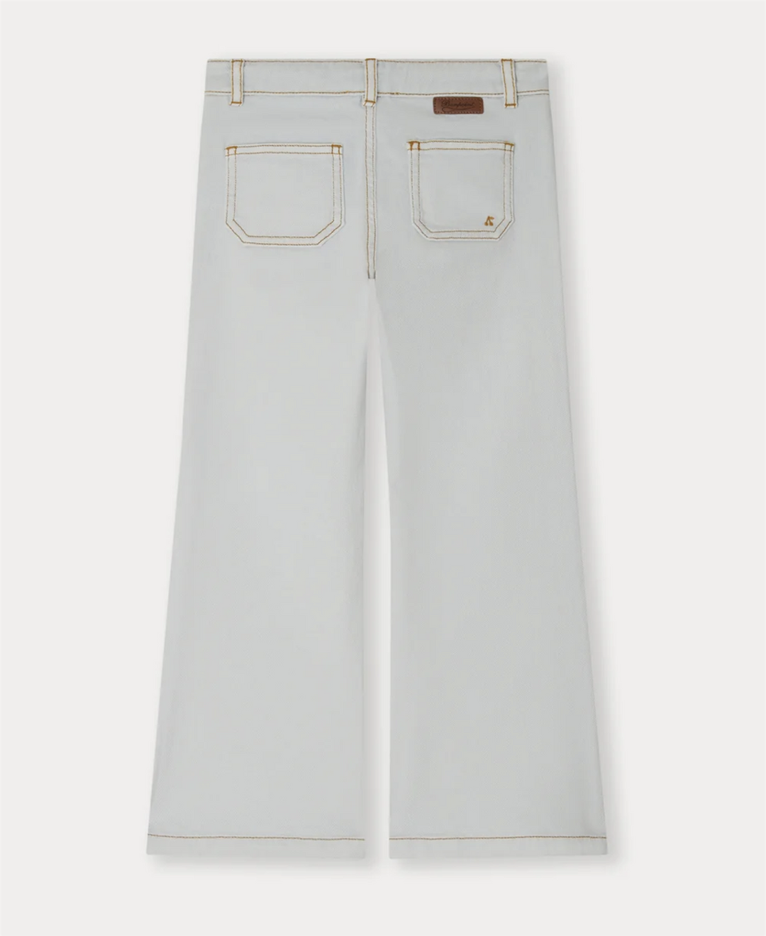Jeans flare Blåhvit