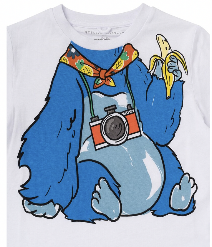 gorilla t-shirt Hvit